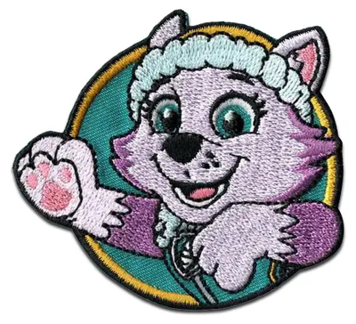 Obrázek produktu pro Comercial Mercera Paw Patrol Everest children girls - nášivka, nažehlovací, nažehlovací obrázek, nášivka, nášivky, k nažehlení, velikost: 5 x 6,2 cm