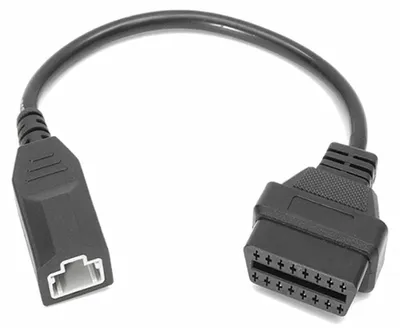 Immagine prodotto di Adattatore OBD2 da 30 cm – cavo diagnostico da 3 pin a 16 pin