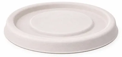 Produktbild von 50x Deckel für Dressingbecher Dipschale 60ml aus Bagasse Zuckerrohr Ø62mm