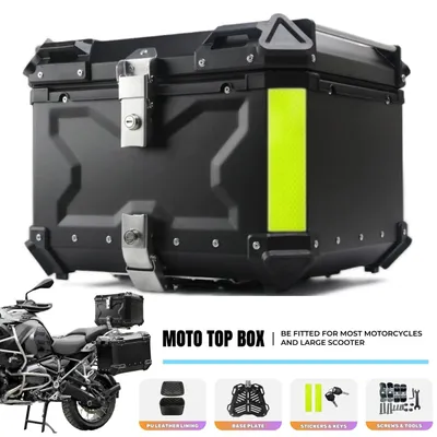 Obrázok produktu pre Úložný box na motorku - Kufor na motorku (horný) - Kufor na motorku (zadný) - Prepravný box na motorku - Kufor na motorku na prilbu