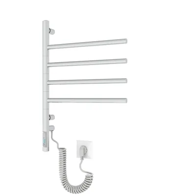 Zdjęcie produktu dla ELNA Vertical 4 Grzejnik łazienkowy elektryczny ruchome przęsła 45W 60x40 cm chrom