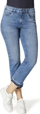 Produktbild von Stooker Women CALIFORNIA Damen 5-Pocket-Jeans Straight Fit Cropped 36 (Länge 26) dark denim vintage