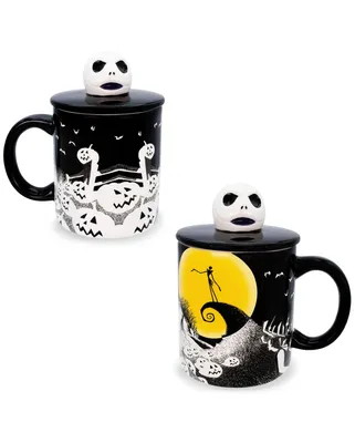 Produktbild von Disney TNBC Jack Skellington Tasse mit Deckel als Geschenkidee
