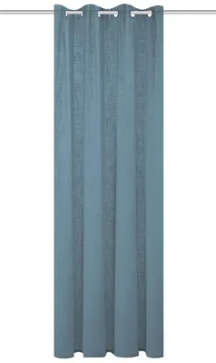 Produktbild von Home Basics Softy Ösenschal 225 x 140 cm 1x Fertigschal Rauchblau