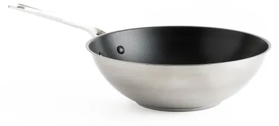 Produktbild von KitchenAid Stainless Steel Wok (28cm/3,6l), PFAS-freie gesunde keramische Antiha