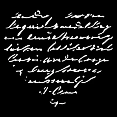 Image de Pochoir « Famille - Cœur avec inscription », 12 x 12 cm