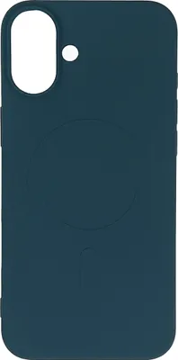 Produktbild von Hurtel Liquid Silicon case Magsafe, Cover, Apple, iPhone 16, 15,5 cm (6.1"), Dunkelblau