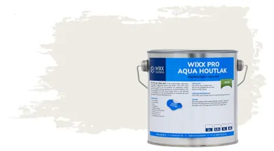 Productafbeelding van Wixx PRO Aqua Houtlak Gloss - RAL 9010 | Zuiver Wit - 10L