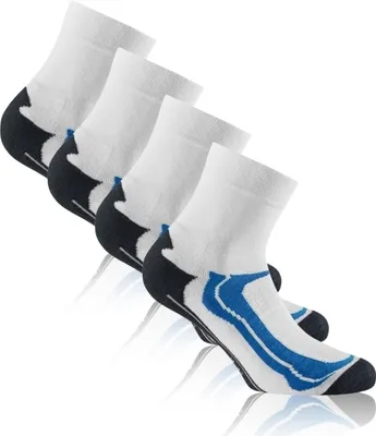 Produktbild von Rohner Sneaker Sport, Crew-Socken, Schwarz, Blau, Weiß, andere, Uni, Royal blue, 43-46
