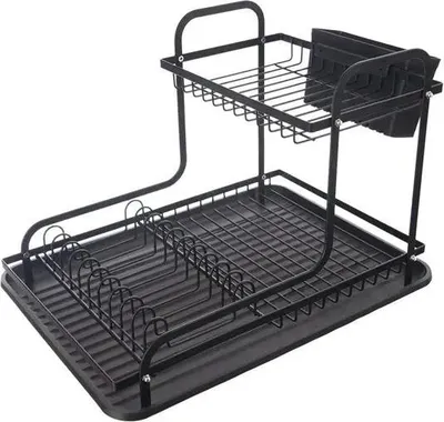 Obrázok produktu pre ORION Radka Odkvapkávač Na Riad S Podnosom 2 Poschodia 425 X 32 X 29 cm Kov/Plasť 155212
