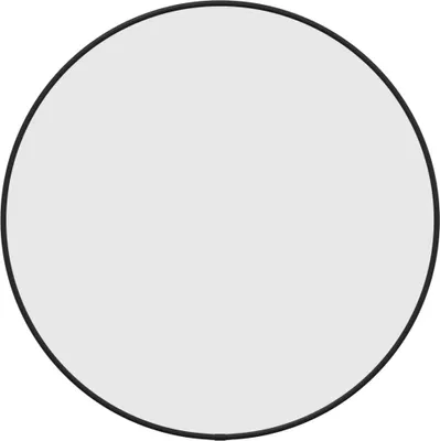Produktbild von vidaXL Wandspiegel Schwarz Ø 50 cm Rund