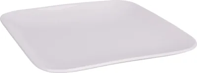 Image de Assiette rectangulaire de la collection Siaki, en porcelaine, 26 x 25,9 x 2,1 cm, blanche