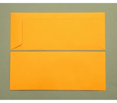Produktbild von Versandtaschen 125x312mm 120g/qm gummiert VE=100 Stück zartorange