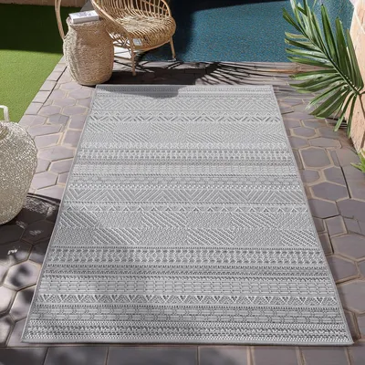 Obrázek produktu pro Homebyhome Venkovní Koberec Vod?odolný a UV Odolný Ideální do Kuchyn? na Balkon Terasu Zahradu i Obývací Pokoj, Velikost: 80x150 cm