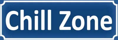 Produktbild von vianmo Holzschild 10x27 cm Chill Zone Keep Calm