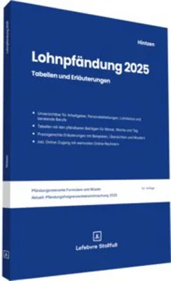 Produktbild von Lohnpfändung 2025