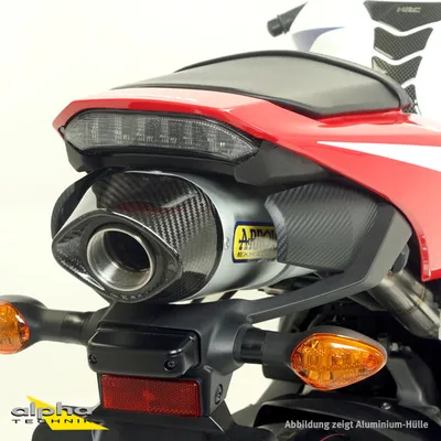 Produktbild von ARROW Auspuff INDY RACE für Honda CBR600RR 2013-2016, Aluminium schwarz (Nur mit ARROW Zwischenrohr)