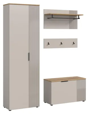 Produktbild von Slide Garderobenmöbel Set S1 Kaschmir Nachbildung.