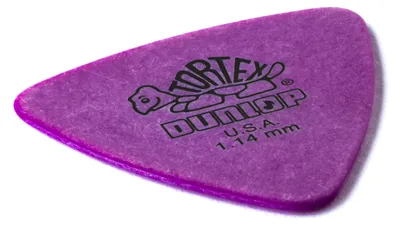 Produktbild von JIM DUNLOP Plektrum Tortex Triangel, 1,14 mm, 6 Stück