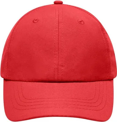 Produktbild von Sportliche 8 Panel Cap aus weicher Microfaser red, Gr. one size