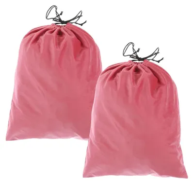 Produktbild von Set von 2 Baumwoll Aufbewahrungstaschen für Handtaschen mit Kordelzug