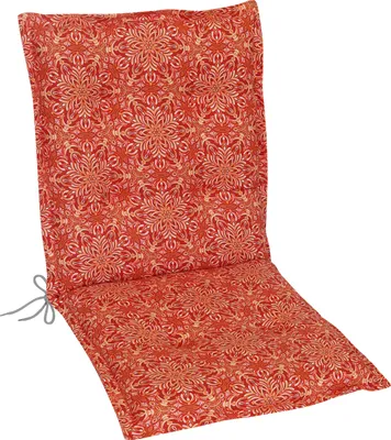 Produktbild von Herlag Niedriglehner-Auflage Valeria Gartenstuhlauflage Mandala-Muster Orange 103x50x7,5cm