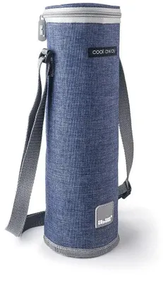 Produktbild von Wärmeisolierende Tasche für Ibili Dalvik-Flaschen, Polyester, 10 x 32 cm, 1,5 l, blau