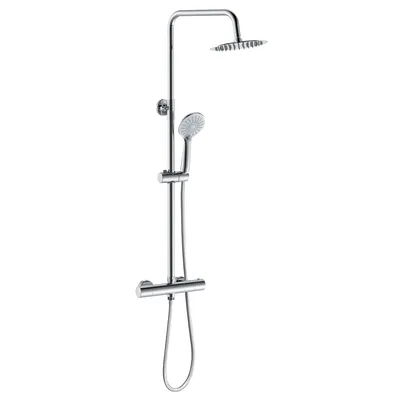 Produktbild von AICA Duschsystem mit Thermostat Duscharmatur Regendusche Duschset Mit Handbrause