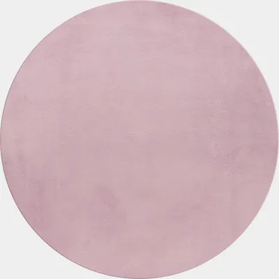 Produktbild von Hochflor Teppich POUFFY Rosa 200 cm Rund