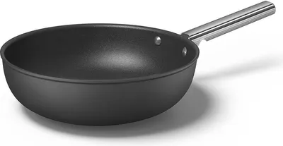 Produktbild von SMEG Wok Matt Schwarz - Ø 30 cm / 5,2 Liter
