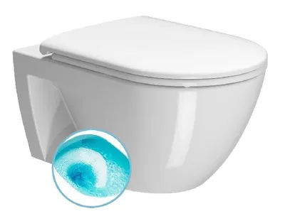 Obrázok produktu pre Závesné WC set Sapho PURA ECO otvorený splachovací kruh 880711