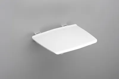 Obrázok produktu pre Sklopné sedadlo do sprchy 32,5x32,5 cm, biele