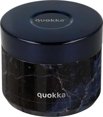 Produktbild von Quokka, Lebensmittelbehälter 360ml Whim mit Marmor Motiv, Schwarz