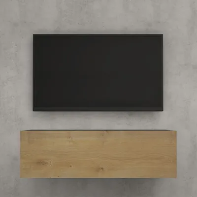 Produktbild von doporro TV Lowboard hängend Fernsehschrank Wohnzimmer | TV-Schrank hängend Fernsehtisch Hängeschrank 100cm Fernsehschrank02