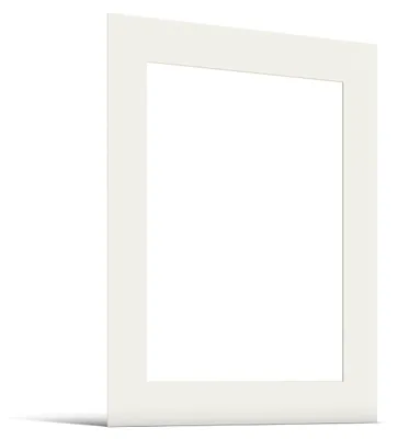 Immagine prodotto di Passpartout color crema, 40x50 cm, per foto 30x40 cm, spessore 1,5 mm, per cornici