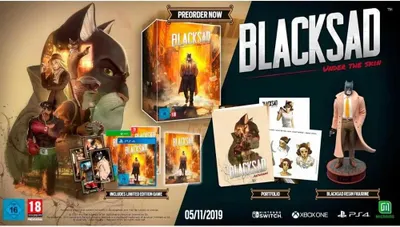 Obrázok produktu pre Microids Blacksad : Under The Skin - Collector's Edition, PlayStation 4, Fyzické médiá