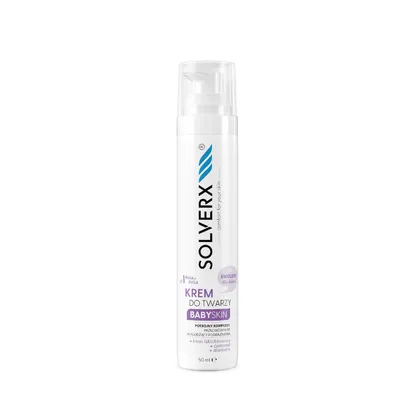 Zdjęcie produktu dla Krem Nawilżający Do Twarzy Dla Niemowląt Solverx Baby Skin 50 Ml