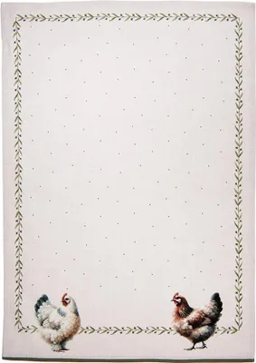 Produktbild von Clayre & Eef Geschirrtuch 50x70 cm Beige Baumwolle