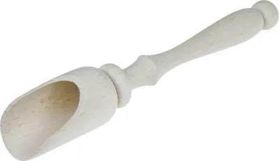 Produktbild von Großer Holz Löffel mit Griff – 18 cm – Ideal zum Abmessen und Servieren