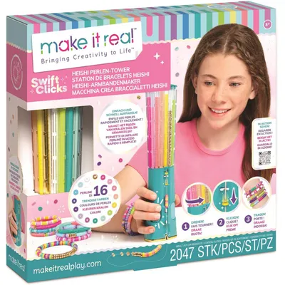 Obrázek produktu pro Make it Real Swift Clicks, Sada na výrobu náramků pro děti, 8 rok/roky, Vícebarevný, 20 kusů