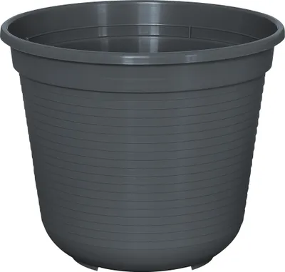 Produktbild von Geli Blumentopf STANDARD Anthrazit Ø 18 cm - Kunststoff