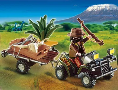 Produktbild von PLAYMOBIL 4834 Wilderer-Quadgespann