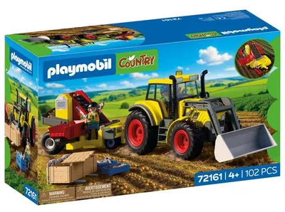 Image de PLAYMOBIL Country 72161 Tracteur avec récolteur de pommes de terre