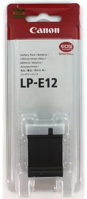 Produktbild von Canon LP-E12 Akku, 875 mAh, 7,2 V, Lithium-Ion (Li-Ion)