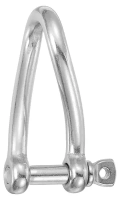 Twist-Beugel 90° 10mm, 316 Edelstahl, 580 kg Traglast