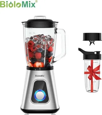 Zdjęcie produktu dla Blender do koktajli o mocy 1300 W, wielofunkcyjny, bez BPA