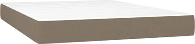 Produktbild von Taschenfederkernmatratze Mittel Taupe 140x200x20 cm Stoff