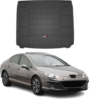 Immagine prodotto di OMAC rivestimento del bagagliaio in gomma per Peugeot 407 2004-2011 rivestimento del bagagliaio in TPE nero