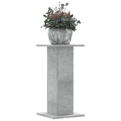 Produktbild von "2026 Promotion" Pflanzenständer - Hochbeet - 2 Stk. - Blumenkasten - Betongrau 30x30x60 cm - Holzwerkstoff - Beete CC16542