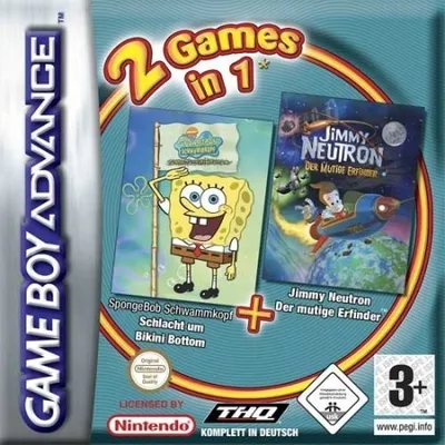 Produktbild von 2 Games in 1 - Spongebob + Jimmy Neutron